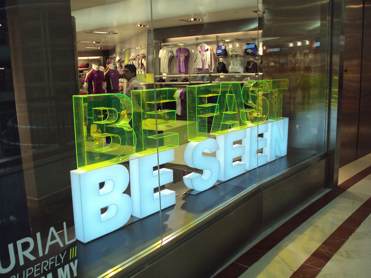 Acrylic letter signs