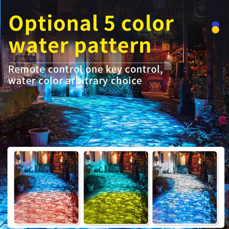 Waterproof Outdoor Water Wave projector