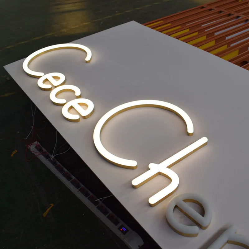 Stainless steel letters