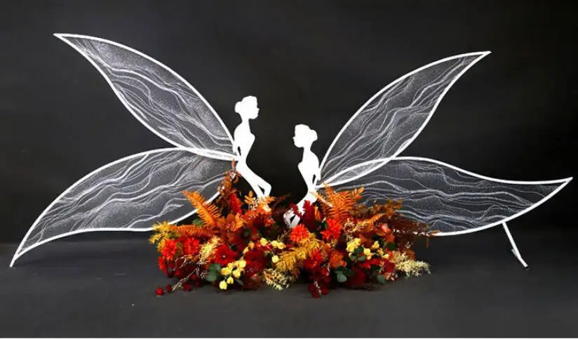 Wedding props new iron Angel elves decoration