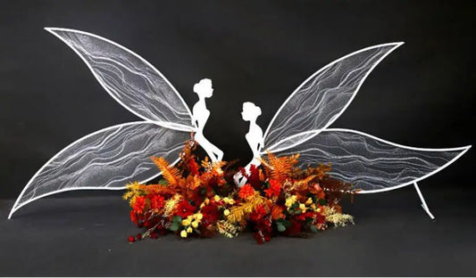Wedding props new iron Angel elves decoration