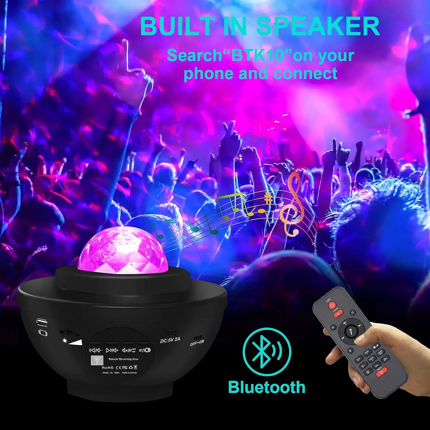 Colorful Starry Projector Galaxy Night Light