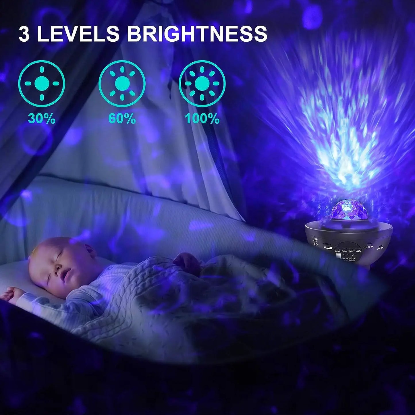 Colorful Starry Projector Galaxy Night Light